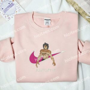 Baki Body Baki the Grappler Anime Embroidered Shirt 2 Baki Body Baki the Grappler Anime Embroidered Shirt