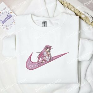 Hitagi Senjougahara Bakemonogatari Anime Embroidered Shirt 1 Hitagi Senjougahara Bakemonogatari Anime Embroidered Shirt 3