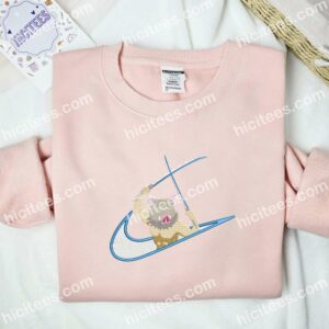 Inosuke Demon Slayer Anime Embroidered Shirt 2 Inosuke Demon Slayer Anime Embroidered Shirt 1