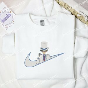 Kaito Kid Magic Kaito Anime Embroidered Shirt 1 Kaito Kid Magic Kaito Anime Embroidered Shirt 3