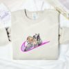 Killer Queen And Kira Yoshikage JoJo Bizarre Adventure Anime Embroidered Shirt