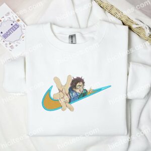 Kamado Tanjiro Demon Slayer Anime Embroidered Shirt 1 Kamado Tanjiro Demon Slayer Anime Embroidered Shirt 3 1