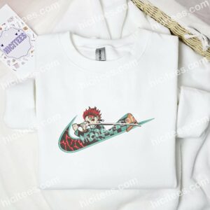 Kamado Tanjiro Demon Slayer Anime Embroidered Shirt 1 Kamado Tanjiro Demon Slayer Anime Embroidered Shirt 3