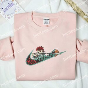 Kamado Tanjiro Demon Slayer Anime Embroidered Shirt 2 Kamado Tanjiro Demon Slayer Anime Embroidered Shirt