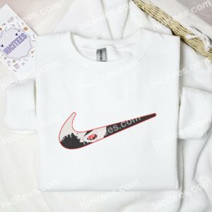 Kaneki Ken One Eye Tokyo Ghoul Anime Embroidered Shirt 1 Kaneki Ken One Eye Tokyo Ghoul Anime Embroidered Shirt 3