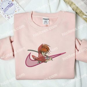 Kenshin Himura Rurouni Kenshin Anime Embroidered Shirt 2 Kenshin Himura Rurouni Kenshin Anime Embroidered Shirt