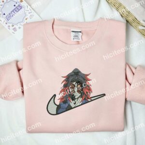 Kokushibou Face Demon Slayer Anime Embroidered Shirt 2 Kokushibou Face Demon Slayer Anime Embroidered Shirt