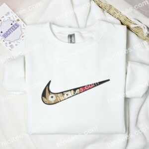 Luffy Shocked Eyes One Piece Anime Embroidered Shirt 1 Luffy Shocked Eyes One Piece Anime Embroidered Shirt 3