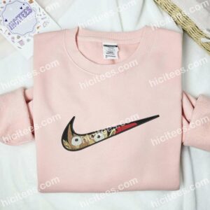 Luffy Shocked Eyes One Piece Anime Embroidered Shirt 2 Luffy Shocked Eyes One Piece Anime Embroidered Shirt