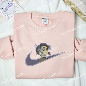Shinobu Face Demon Slayer Anime Embroidered Shirt 2 Shinobu Face Demon Slayer Anime Embroidered Shirt