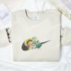 Luffy And Zoro Chibi Sleeping One Piece Anime Embroidered Shirt