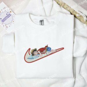 Luffy Sleep One Piece Anime Embroidered Shirt 3