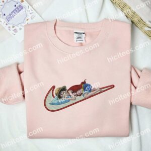 Luffy Sleep One Piece Anime Embroidered Shirt