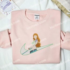 Nami Sexy One Piece Anime Embroidered Shirt 2 Nami Sexy One Piece Anime Embroidered Shirt