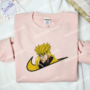 Dio Brando JoJo Bizarre Adventure Anime Embroidered Shirt 2 Dio Brando JoJo Bizarre Adventure Anime Embroidered Shirt 1