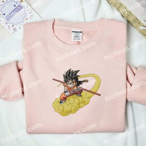 Goku Kid Dragon Ball Anime Embroidered Shirt 2 Goku Kid Dragon Ball Anime Embroidered Shirt 4