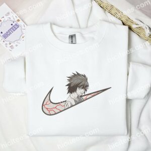 L Lawliet Death Note Anime Embroidered Shirt 1 L Lawliet Death Note Anime Embroidered Shirt 3 1