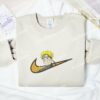 Naruto Face Naruto Anime Embroidered Shirt