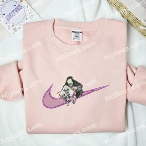 Nezuko No Face Demon Slayer Anime Embroidered Shirt