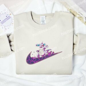Nidoking Pokemon Anime Embroidered Shirt 1 Nidoking Pokemon Anime Embroidered Shirt 3