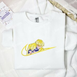 Zenitsu Agatsuma Demon Slayer Anime Embroidered Shirt 1 Zenitsu Agatsuma Demon Slayer Anime Embroidered Shirt 3