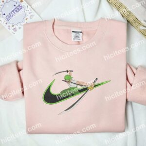 Zoro Three Sword Style One Piece Anime Embroidered Shirt 2 Zoro Three Sword Style One Piece Anime Embroidered Shirt