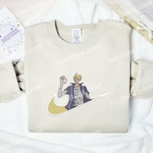 Sanji Bandage One Piece Anime Embroidered Shirt 1 Sanji Bandage One Piece Anime Embroidered Shirt 3