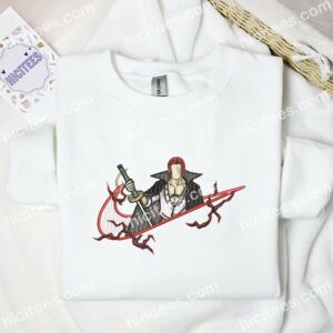 Shanks No Face One Piece Anime Embroidered Shirt 1 Shanks No Face One Piece Anime Embroidered Shirt 3