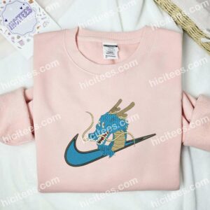 Shenron Blue Dragon Ball Anime Embroidered Shirt 2 Shenron Blue Dragon Ball Anime Embroidered Shirt
