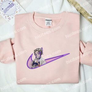 Shinobu Demon Slayer Anime Embroidered Shirt 2 Shinobu Demon Slayer Anime Embroidered Shirt