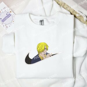Vinsmoke Sanji One Piece Anime Embroidered Shirt 1 Vinsmoke Sanji One Piece Anime Embroidered Shirt 3