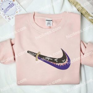 Zoro Shusui Sword One Piece Anime Embroidered Shirt 2 Zoro Shusui Sword One Piece Anime Embroidered Shirt