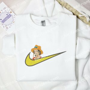 Portgas D Ace One Piece Anime Embroidered Shirt 1 Portgas D Ace One Piece Anime Embroidered Shirt 3 1