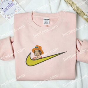 Portgas D Ace One Piece Anime Embroidered Shirt 2 Portgas D Ace One Piece Anime Embroidered Shirt