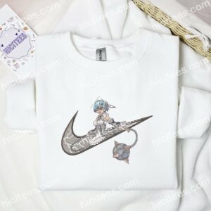 Rem Re Zero Anime Embroidered Shirt 1 Rem Re Zero Anime Embroidered Shirt 3