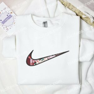 Zero Two Eyes Darling in the Franxx Anime Embroidered Shirt 3