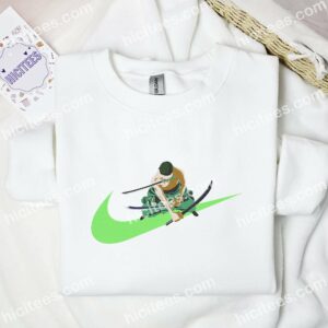 Zoro Three Swords Style One Piece Anime Embroidered Shirt 1 Zoro Three Swords Style One Piece Anime Embroidered Shirt 3