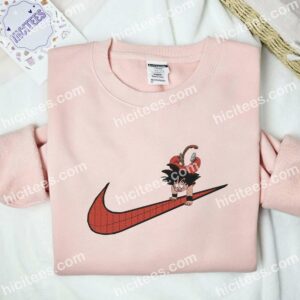 Goku Kid Cute Dragon Ball Anime Embroidered Shirt