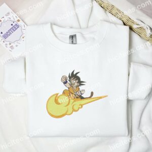 Goku Kid Cute Dragon Ball Anime Embroidered Shirt 1 Goku Kid Cute Dragon Ball Anime Embroidered Shirt 3 2