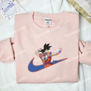 Goku Side Profile Dragon Ball Anime Embroidered Shirt 2 Goku Side Profile Dragon Ball Anime Embroidered Shirt
