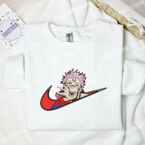 Ryomen Sukuna Jujutsu Kaisen Anime Embroidered Shirt 3