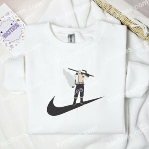 Smoker One Piece Anime Embroidered Shirt 1 Smoker One Piece Anime Embroidered Shirt 3