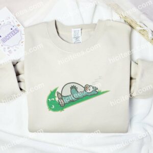 Snorlax Pokemon Anime Embroidered Shirt 3 1