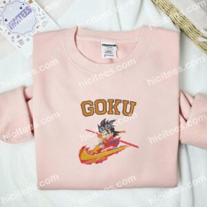 Son Goku Dragon Ball Anime Embroidered Shirt 2 Son Goku Dragon Ball Anime Embroidered Shirt