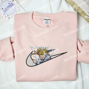 Son Goku Lightning Dragon Ball Anime Embroidered Shirt