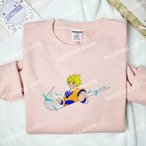 Son Goku No Face Dragon Ball Anime Embroidered Shirt 2 Son Goku No Face Dragon Ball Anime Embroidered Shirt