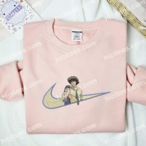 Spike Spiegel Cowboy Bebop Anime Embroidered Shirt 2 Spike Spiegel Cowboy Bebop Anime Embroidered Shirt 1