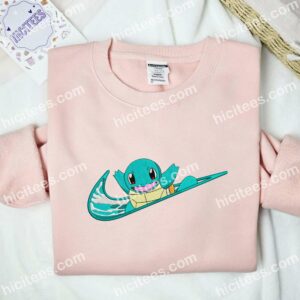 Squirtle Pokemon Anime Embroidered Shirt 2 Squirtle Pokemon Anime Embroidered Shirt 4