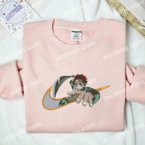 Tanjiro And Sword Demon Slayer Anime Embroidered Shirt