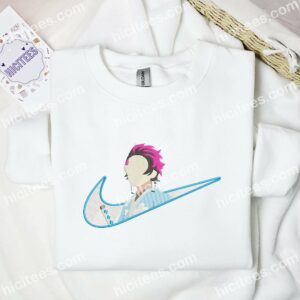 Tanjiro No Face Demon Slayer Anime Embroidered Shirt 1 Tanjiro No Face Demon Slayer Anime Embroidered Shirt 3 2
